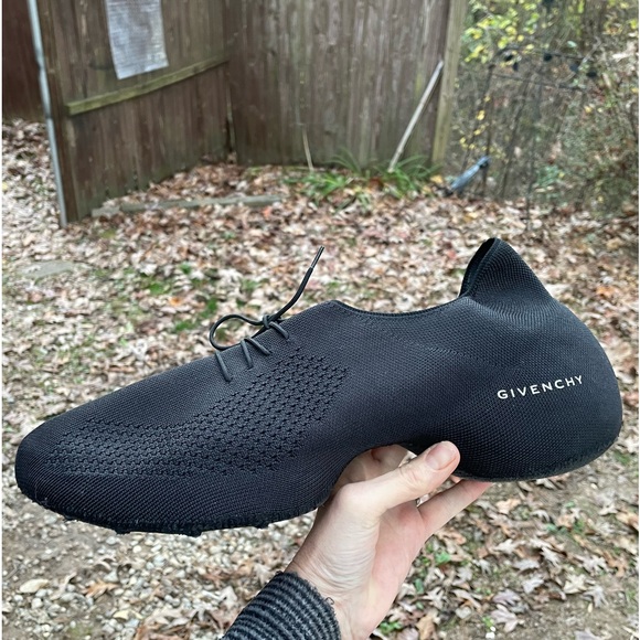 Givenchy Black Knit Fabric TK-360 Low Top Sneakers Size 48 Men’s 15 Men’s